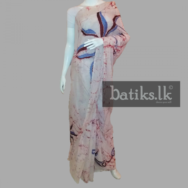 Exclusive Professional Saree in white And Blue