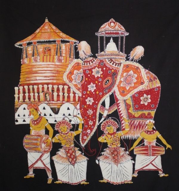 Wall Hanger Image With Elephant And Maligawa